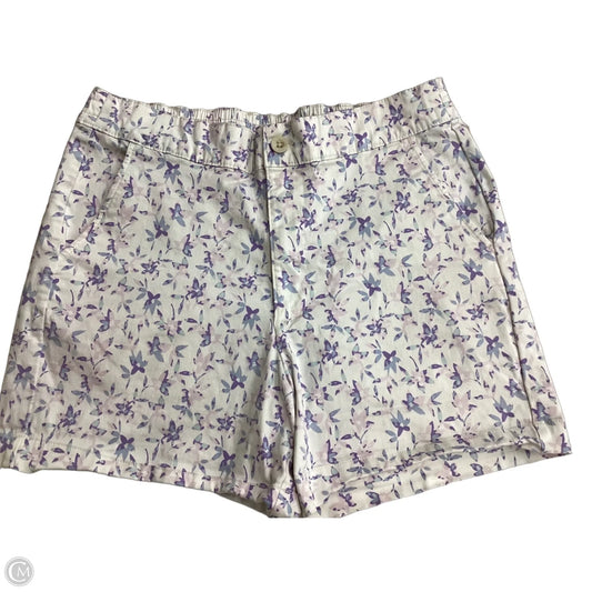 Shorts By Jachs Girlfirend In Floral Print, Size: L
