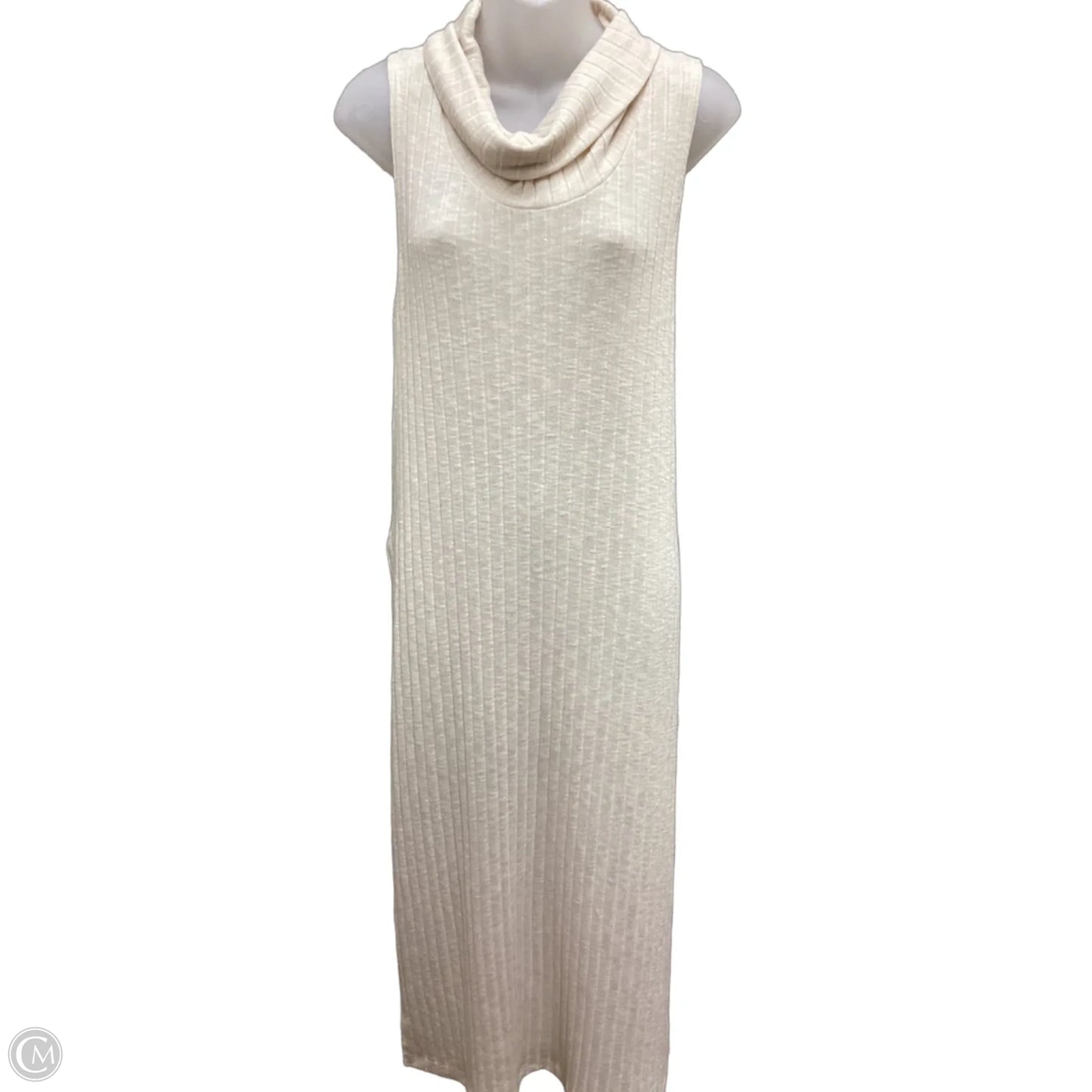 Dress Casual Maxi By Free People In Cream, Size: L