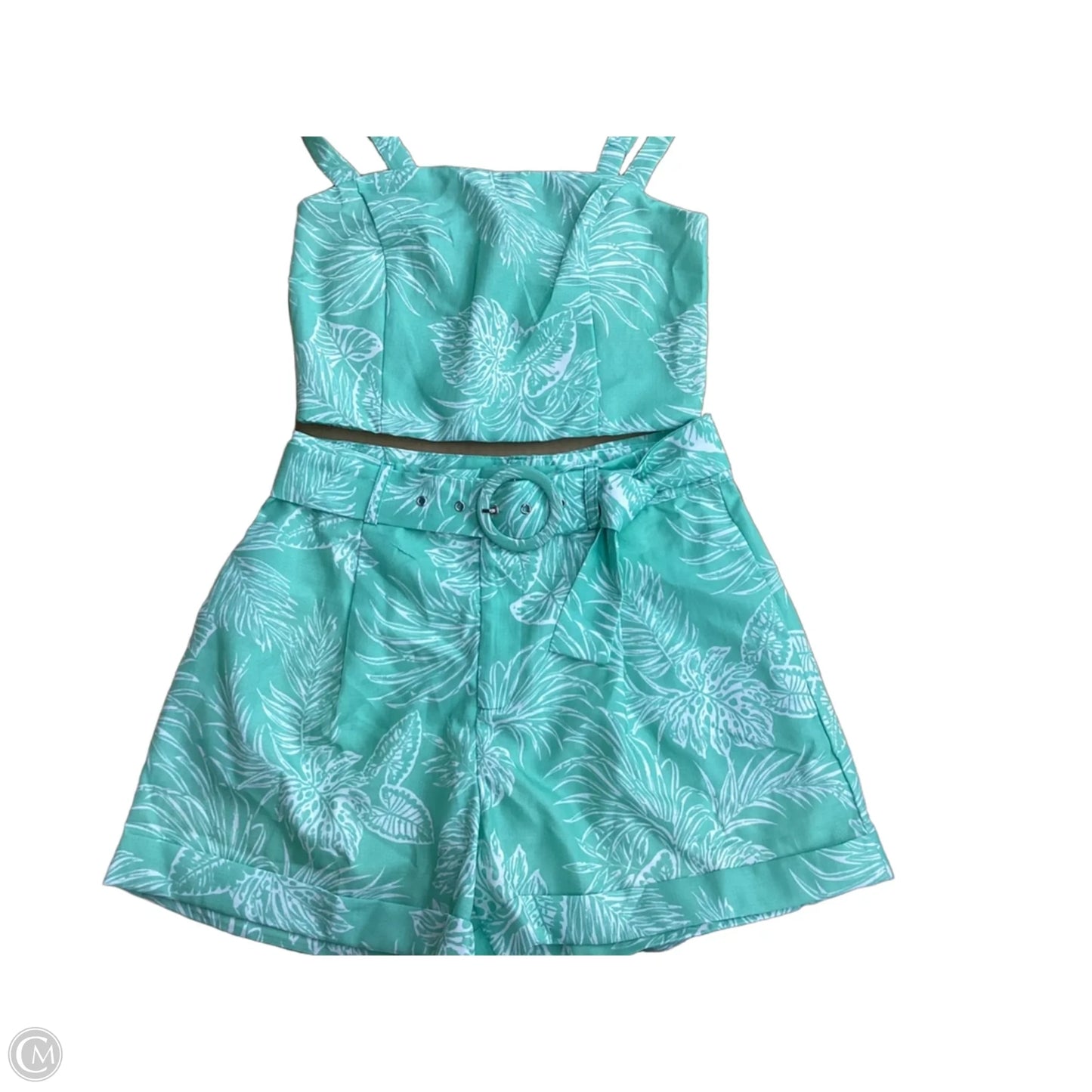 Shorts Set By Flying Tomato In Green, Size: L