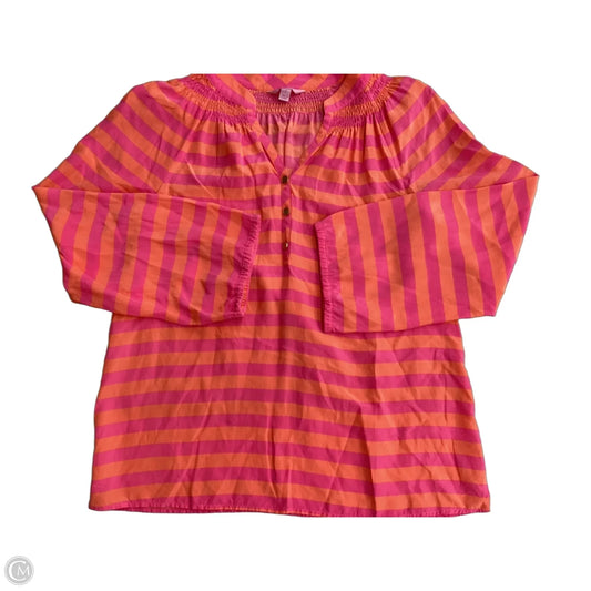 Top Long Sleeve Designer By Lilly Pulitzer In Striped Pattern, Size: S