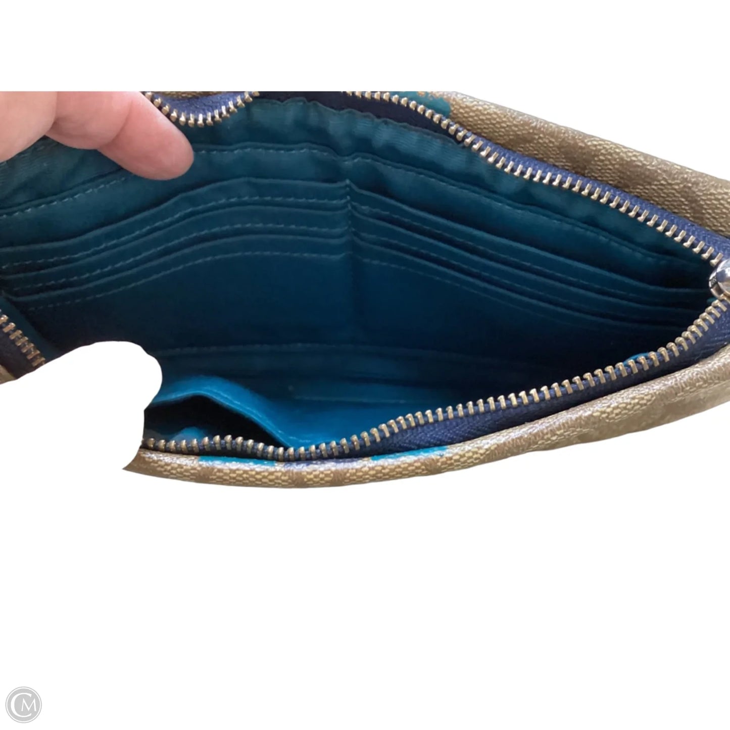 Wristlet Designer By Coach, Size: Medium