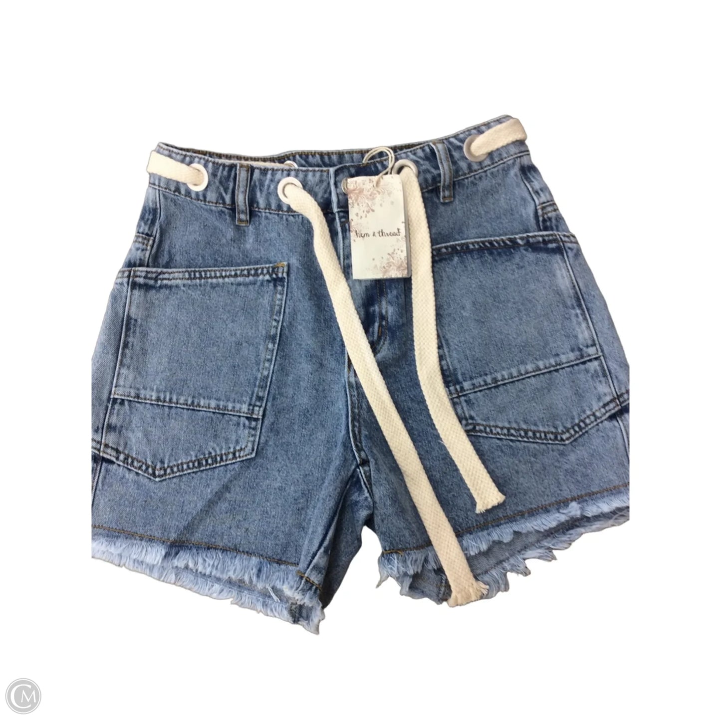 Shorts By Hem & Thread In Blue Denim, Size: S