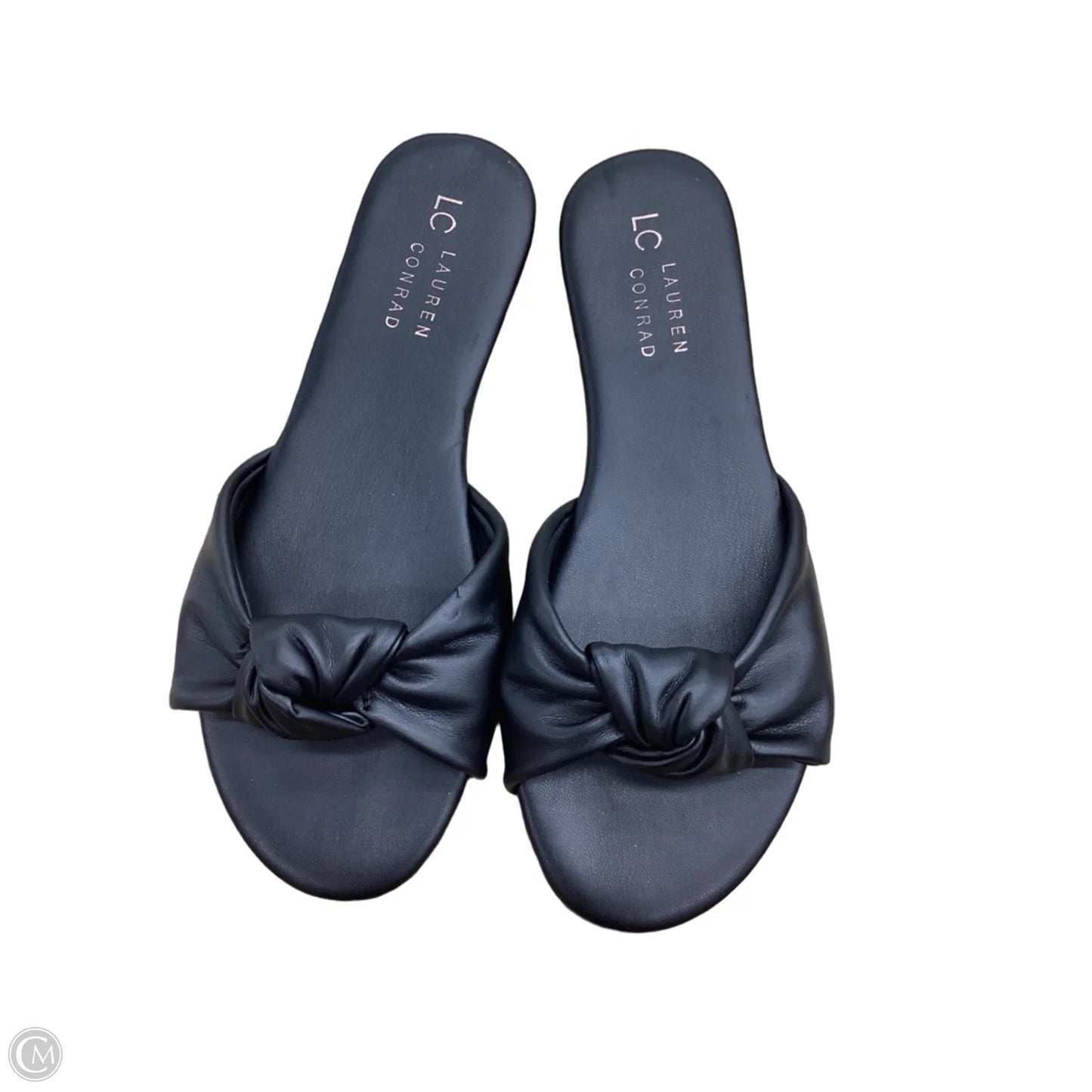 Sandals Flats By Lc Lauren Conrad In Black, Size: 7