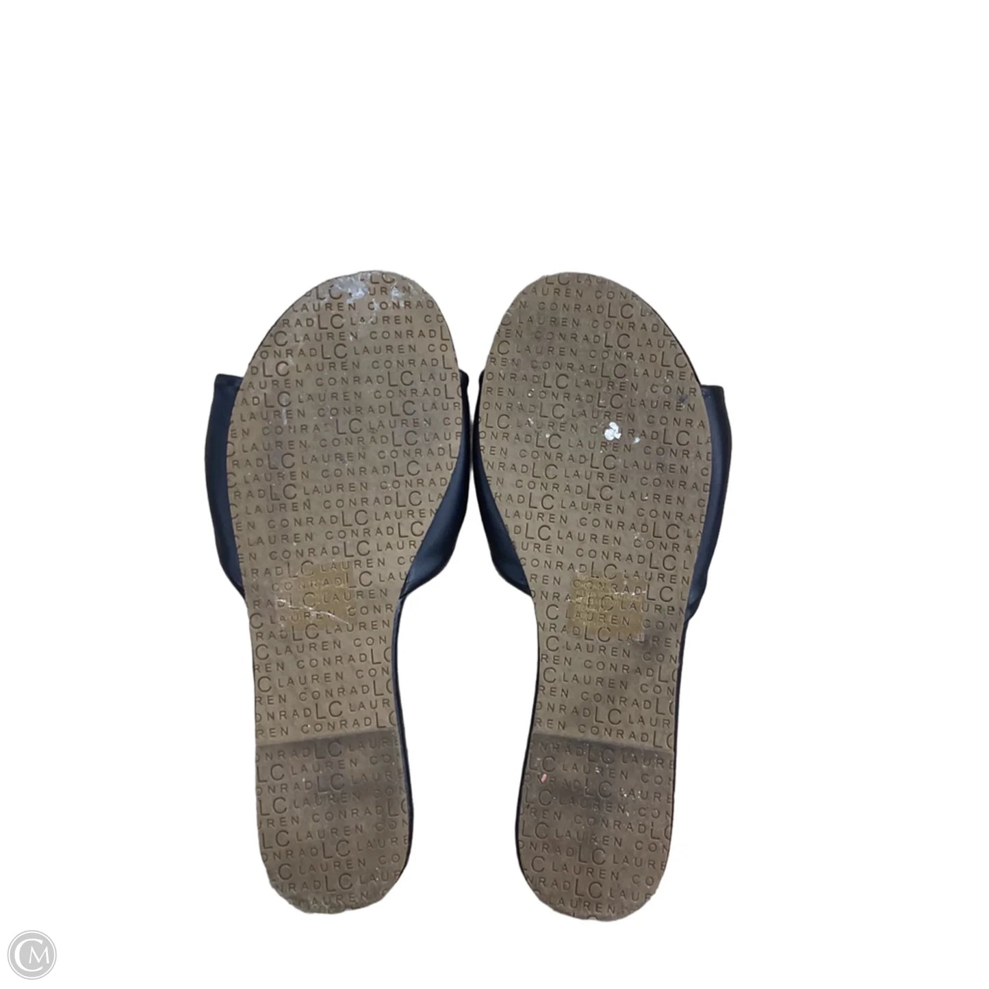 Sandals Flats By Lc Lauren Conrad In Black, Size: 7