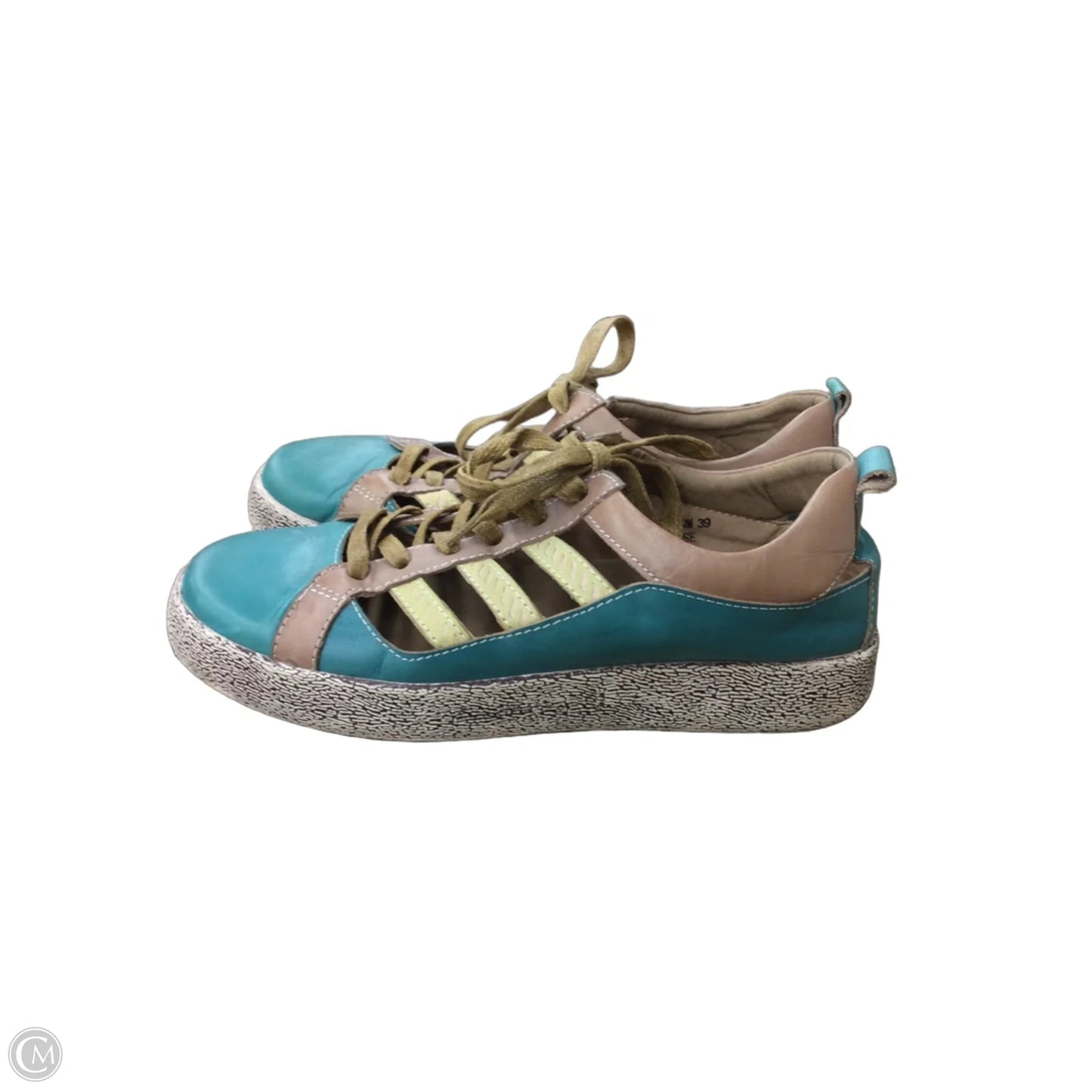 Shoes Flats By Spring Step In Brown & Green, Size: 8