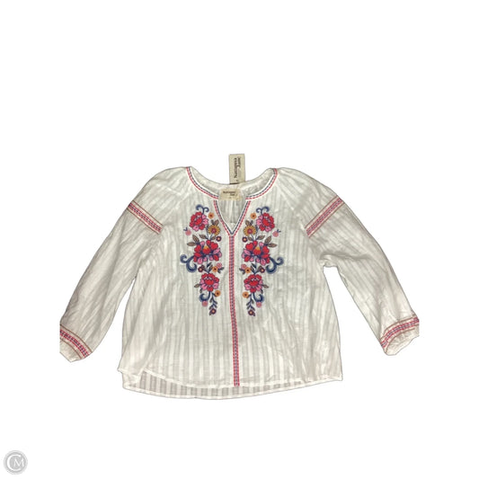 Top Long Sleeve By Savanna Jane In Multi-colored, Size: 3x
