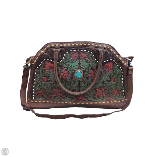 Handbag Leather By Cmc, Size: Large