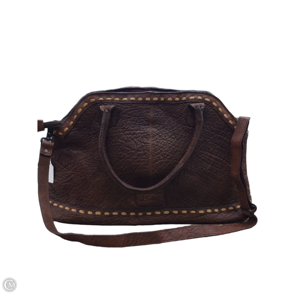 Handbag Leather By Cmc, Size: Large