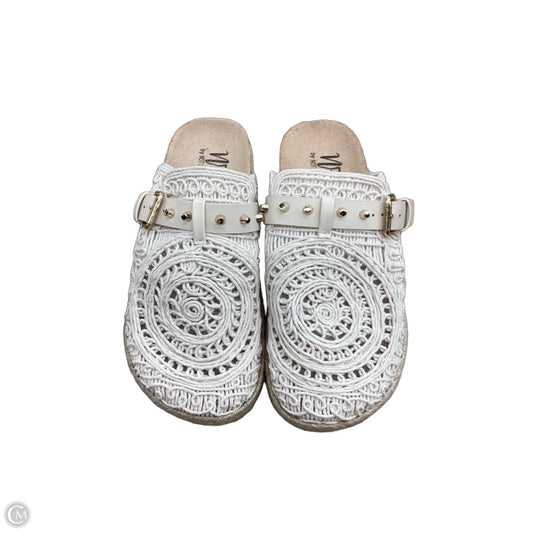Shoes Heels Platform By Not Rated In Cream, Size: 9