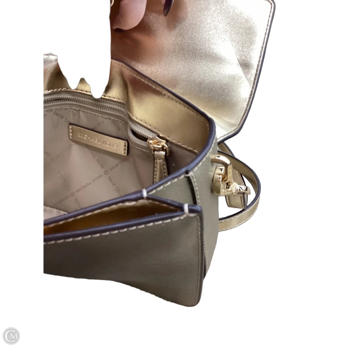 Crossbody Designer By Michael Kors, Size: Medium