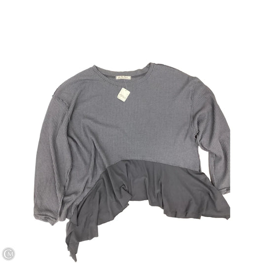Top Long Sleeve By We The Free In Grey, Size: Xl