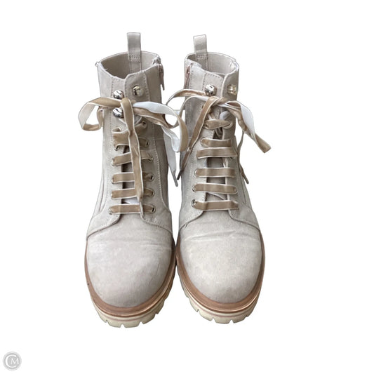 Boots Combat By Crown Vintage In Taupe, Size: 9