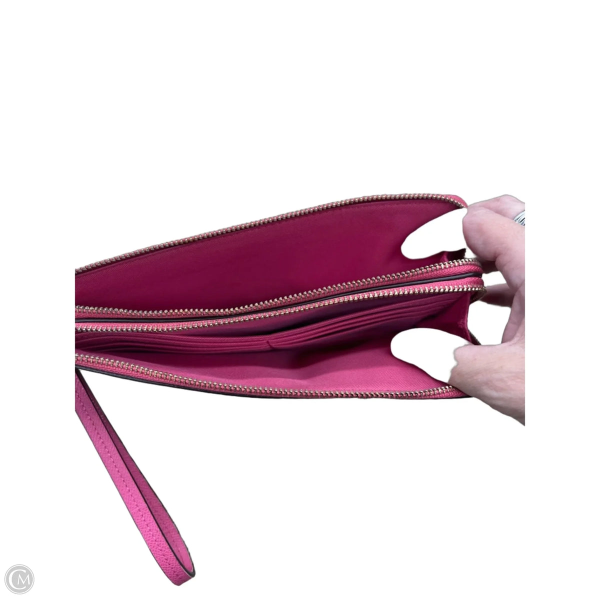 Wristlet Designer By Coach, Size: Large