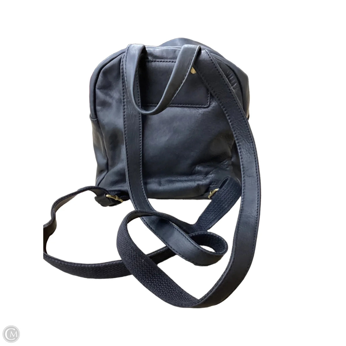 Backpack Leather By Madewell, Size: Small