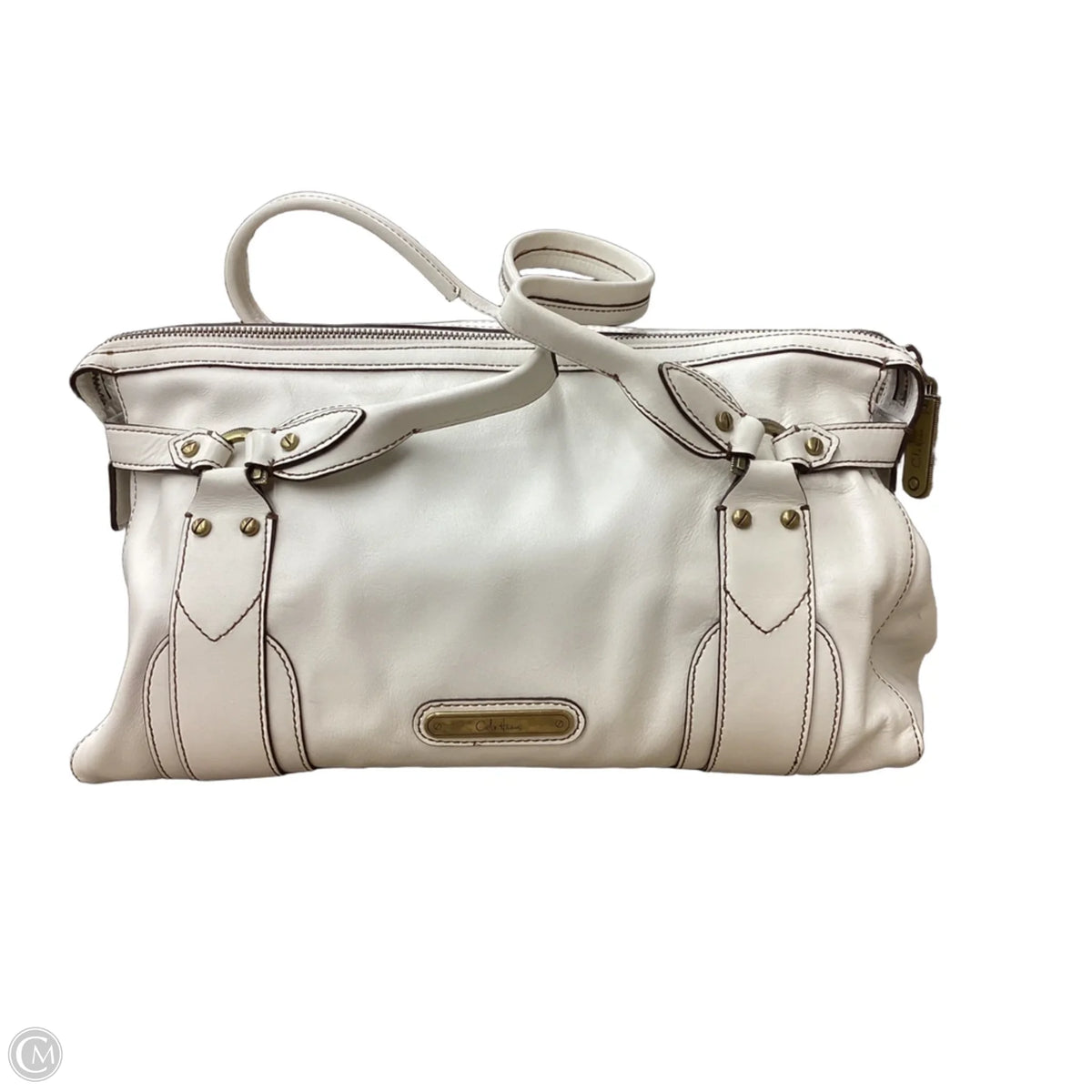 Handbag Leather By Cole-haan, Size: Medium