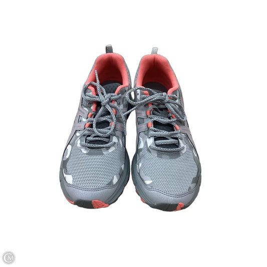 Shoes Athletic By Asics In Grey & Orange, Size: 9.5