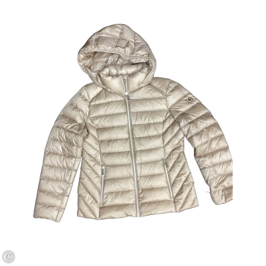 Coat Puffer & Quilted By Michael By Michael Kors In Tan, Size: M