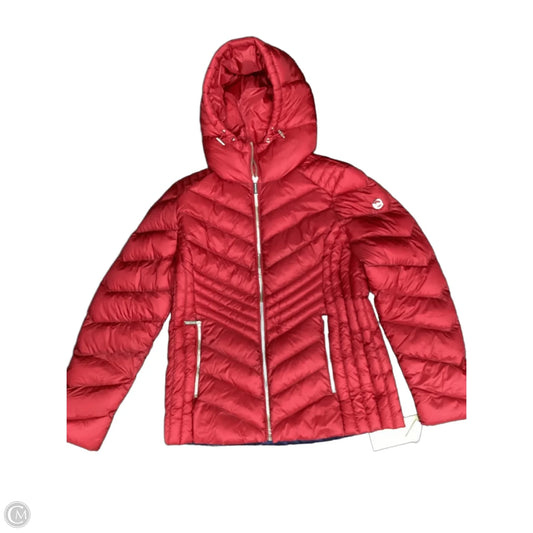 Coat Puffer & Quilted By Michael By Michael Kors In Red, Size: L