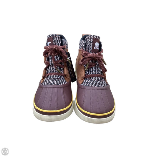 Boots Snow By Sorel In Maroon, Size: 9