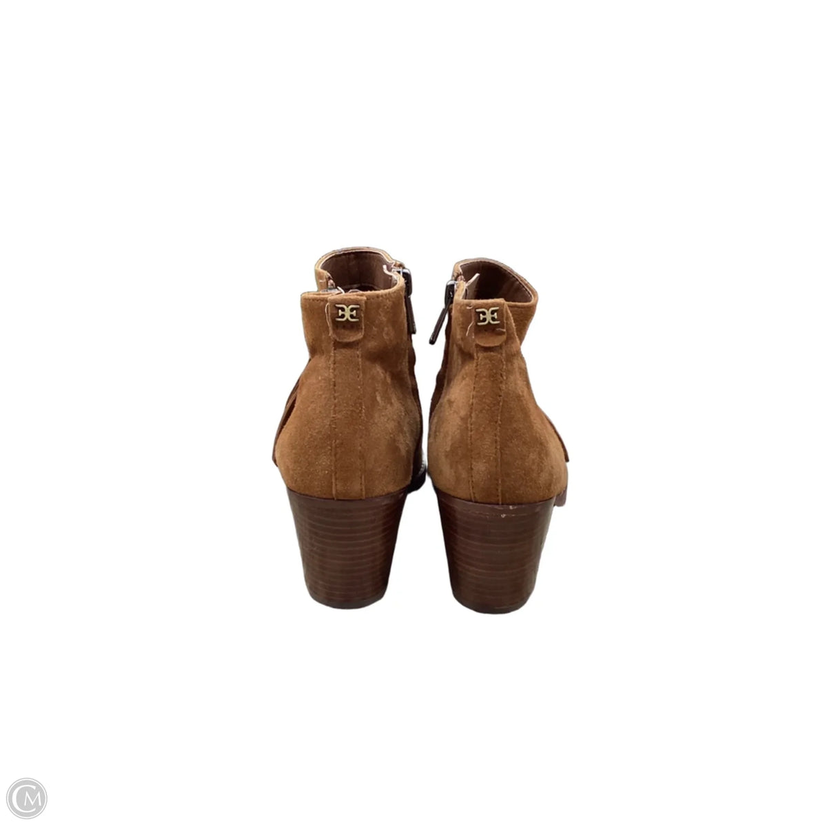 Boots Leather By Sam Edelman In Tan, Size: 9.5