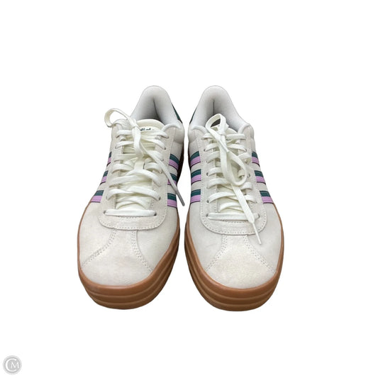 Shoes Sneakers Platform By Adidas In Green & Purple, Size: 8.5