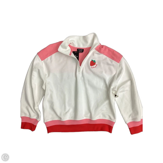 Sweatshirt Designer By Kate Spade In Pink & Red, Size: M