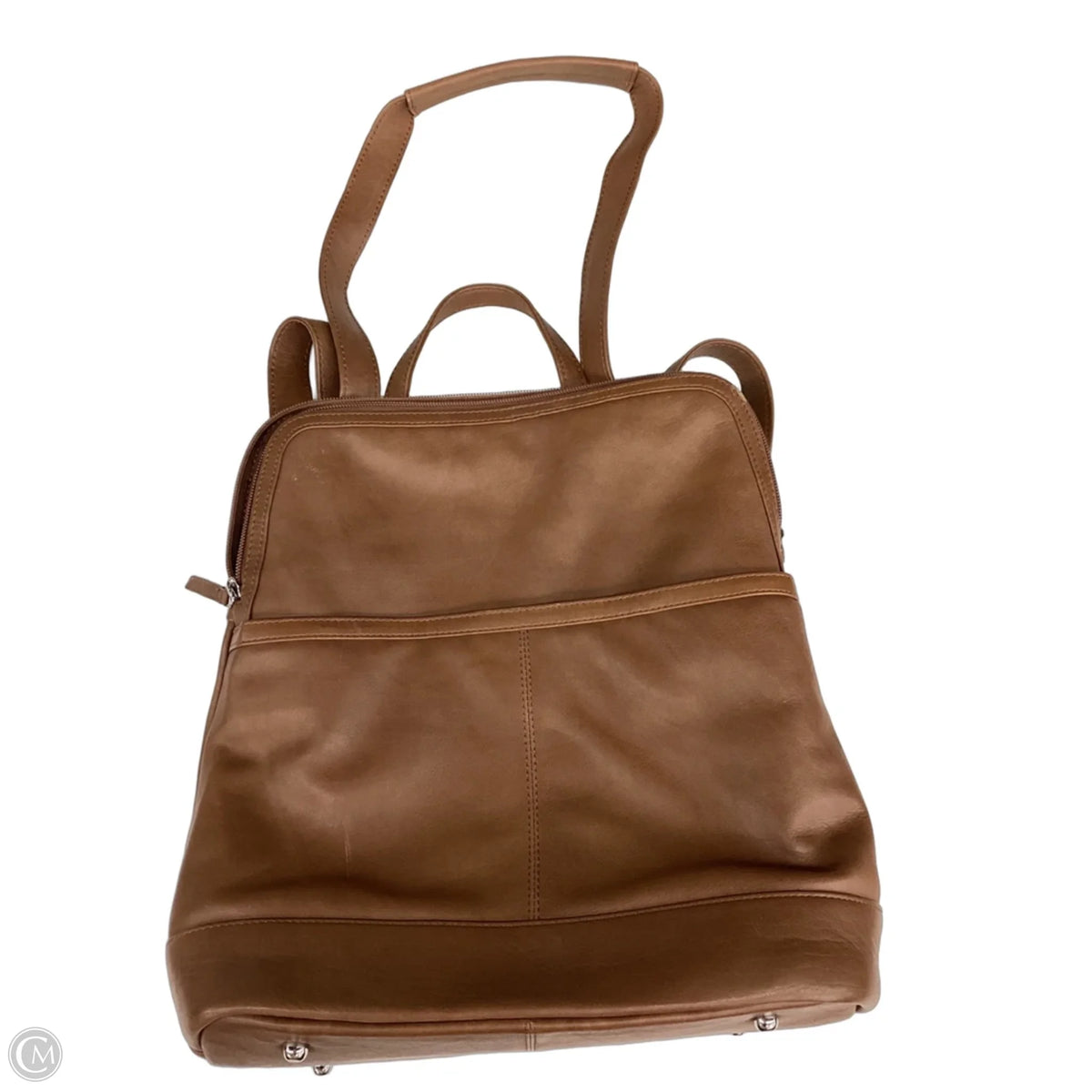 Backpack Leather By Clothes Mentor, Size: Medium