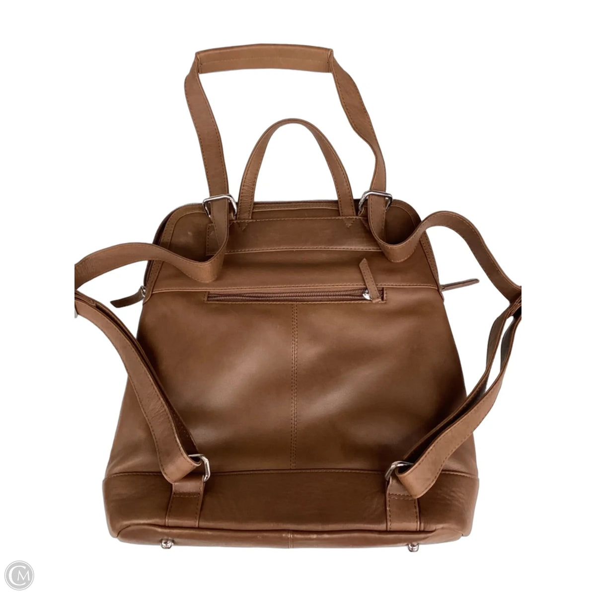 Backpack Leather By Clothes Mentor, Size: Medium