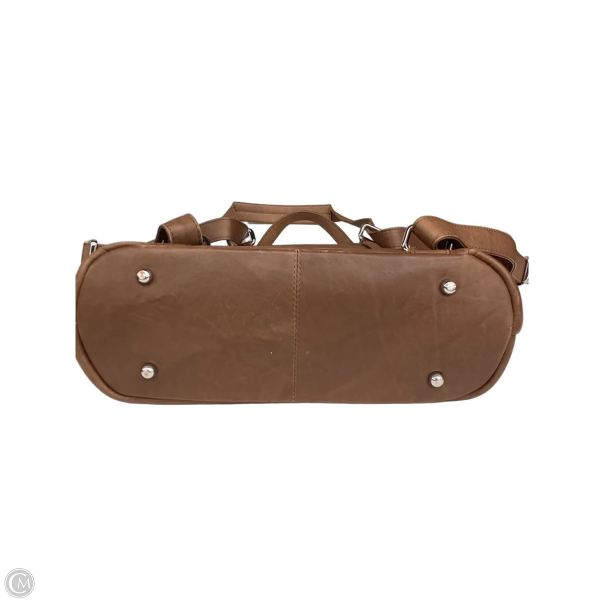 Backpack Leather By Clothes Mentor, Size: Medium