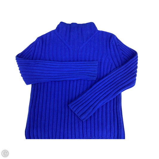 Sweater By Calvin Klein In Blue, Size: L