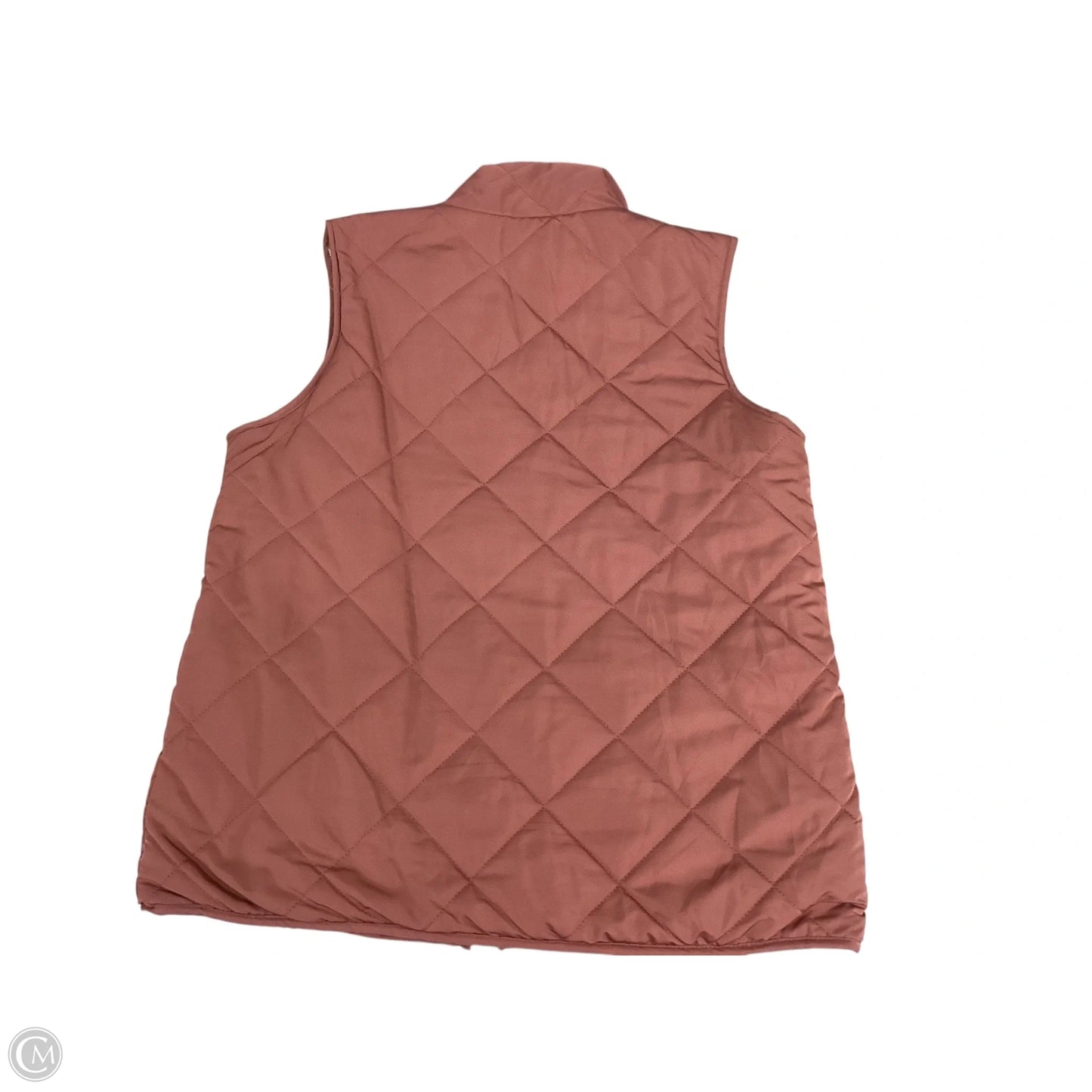Vest Puffer & Quilted By Clothes Mentor In Orange, Size: M