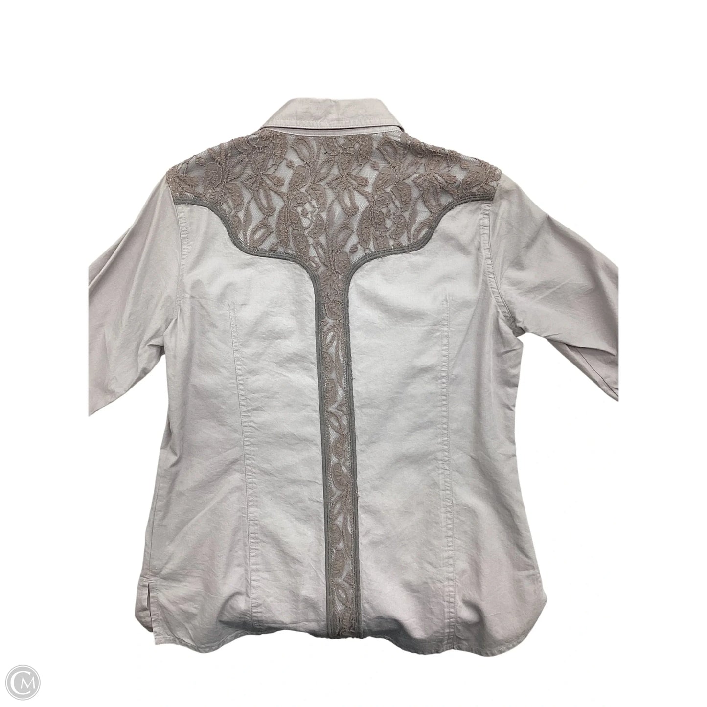 Top Long Sleeve By Clothes Mentor In Grey, Size: S