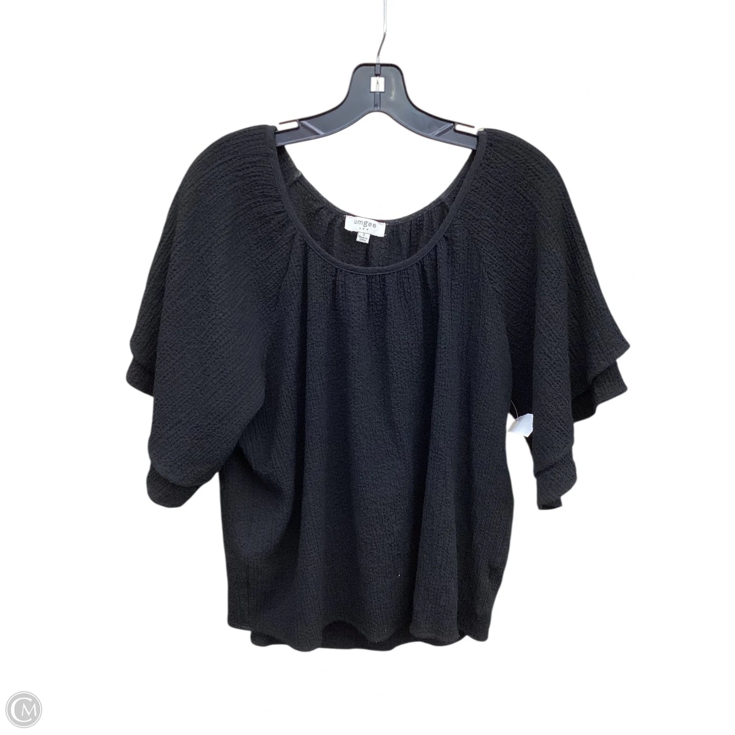Top Short Sleeve By Umgee In Black, Size: S