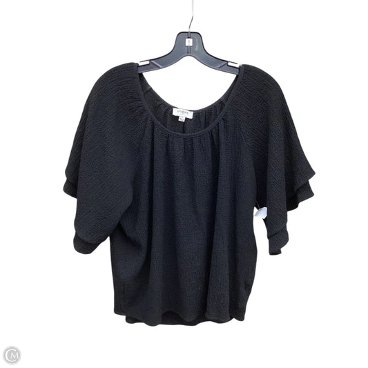 Top Short Sleeve By Umgee In Black, Size: S
