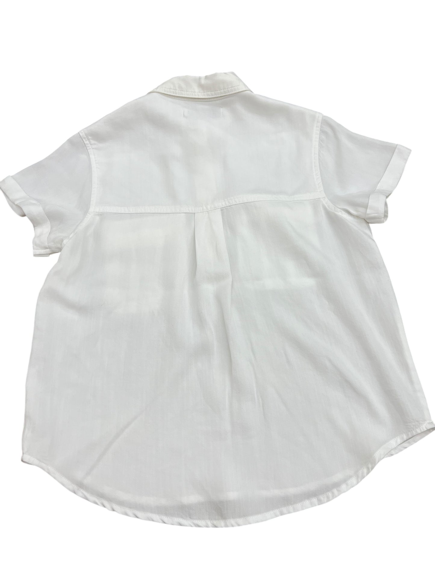 Top Short Sleeve By Clothes Mentor In White, Size: Xs