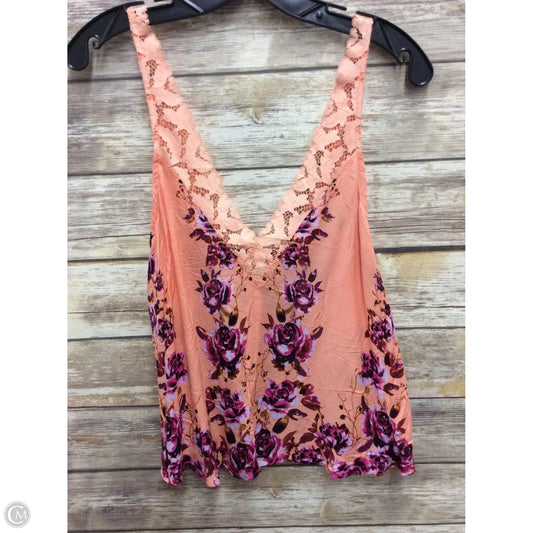 Top Sleeveless By Free People In Peach, Size: Xs