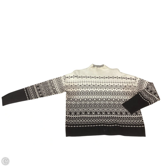 Sweater By Joie In Blue & Cream, Size: L