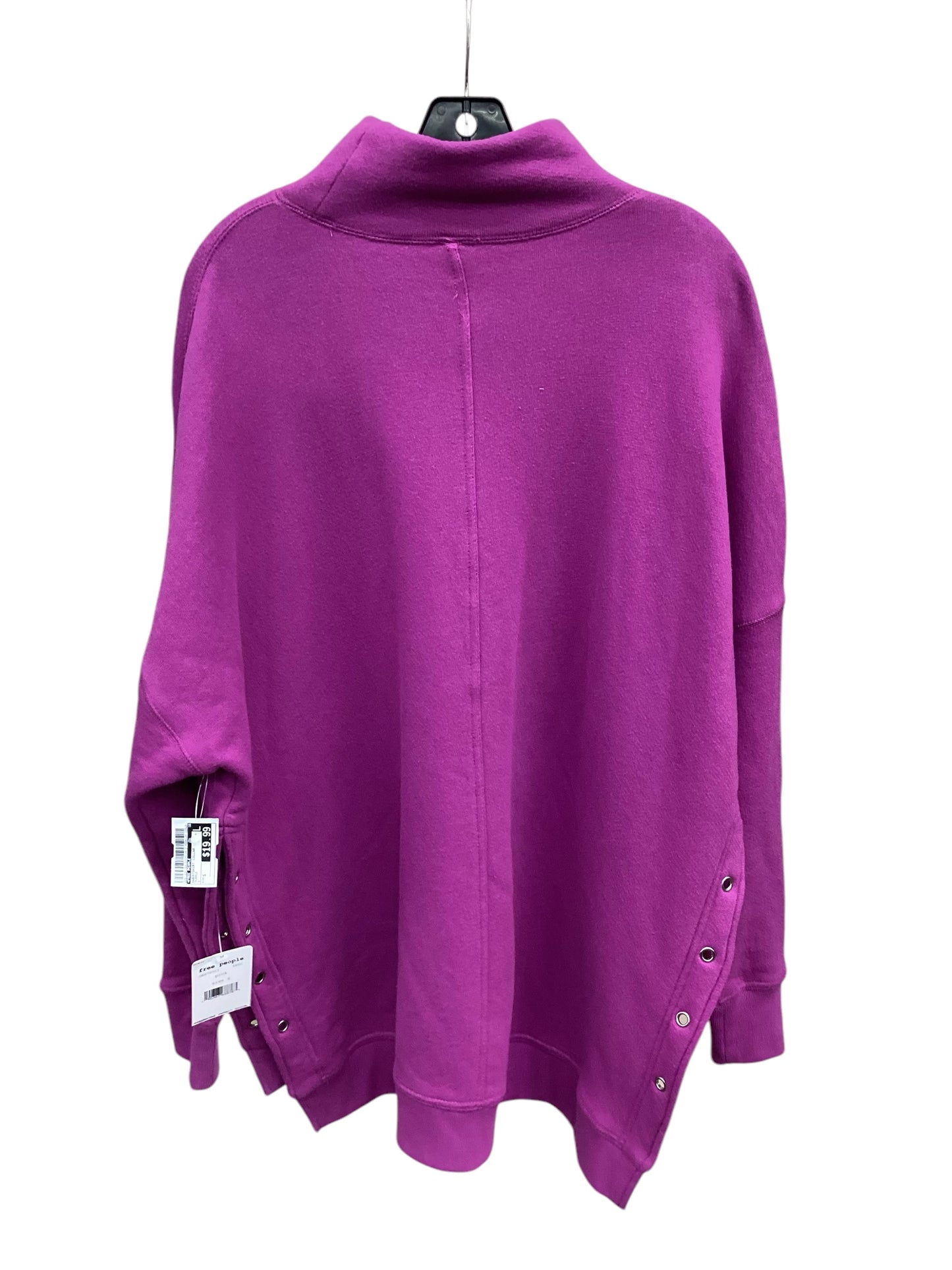 Sweatshirt Collar By Free People In Purple, Size: S