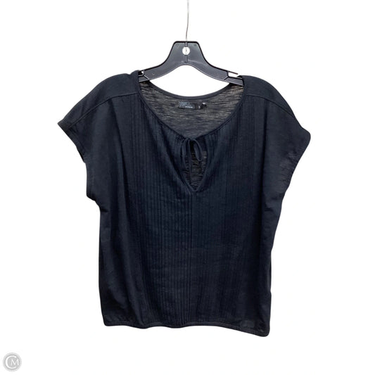 Top Short Sleeve By Prana In Black, Size: S