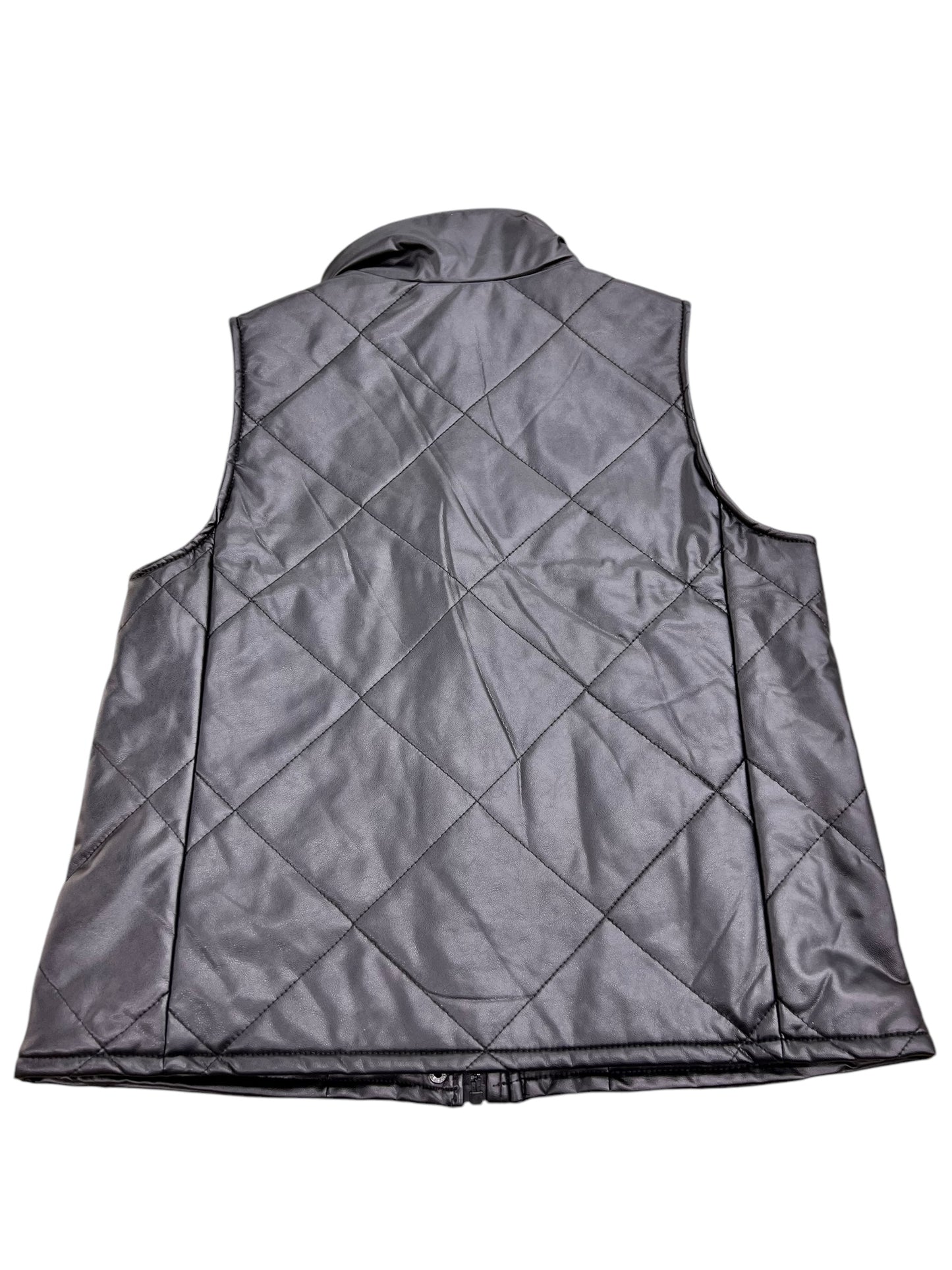 Vest Puffer & Quilted By Clothes Mentor In Black, Size: S