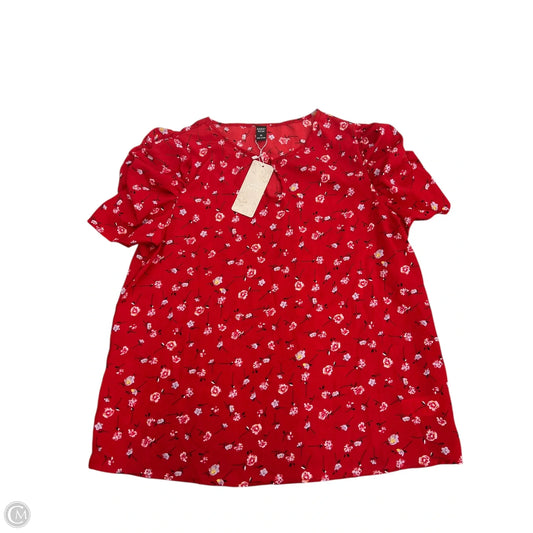 Top Short Sleeve By Clothes Mentor In Red, Size: Xl