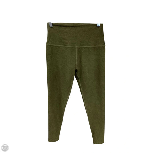 Athletic Leggings By Beyond Yoga In Green, Size: M