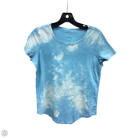 Athletic Top Short Sleeve By Lululemon In Blue, Size: S