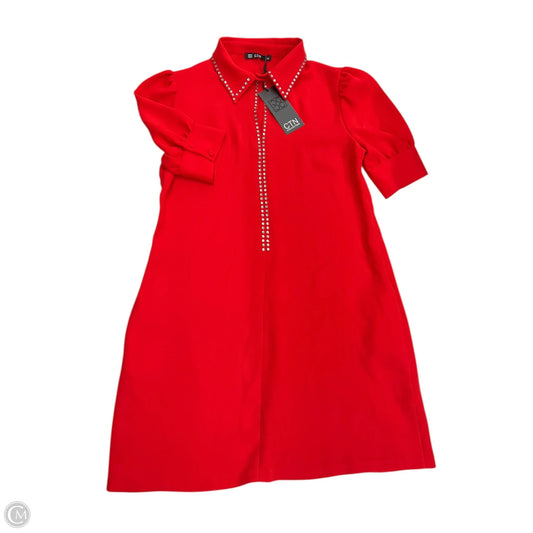 Dress Work By Clothes Mentor In Red, Size: L