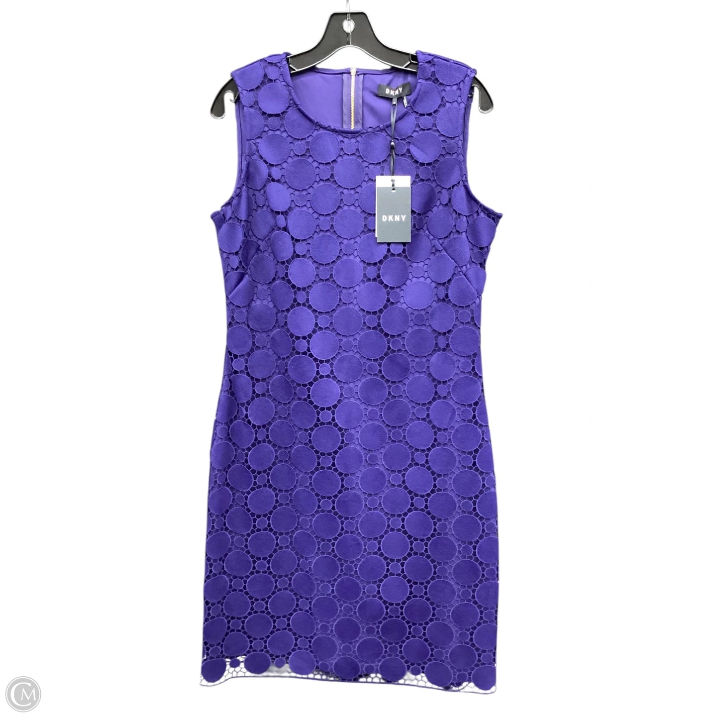 Dress Work By Dkny In Purple, Size: M