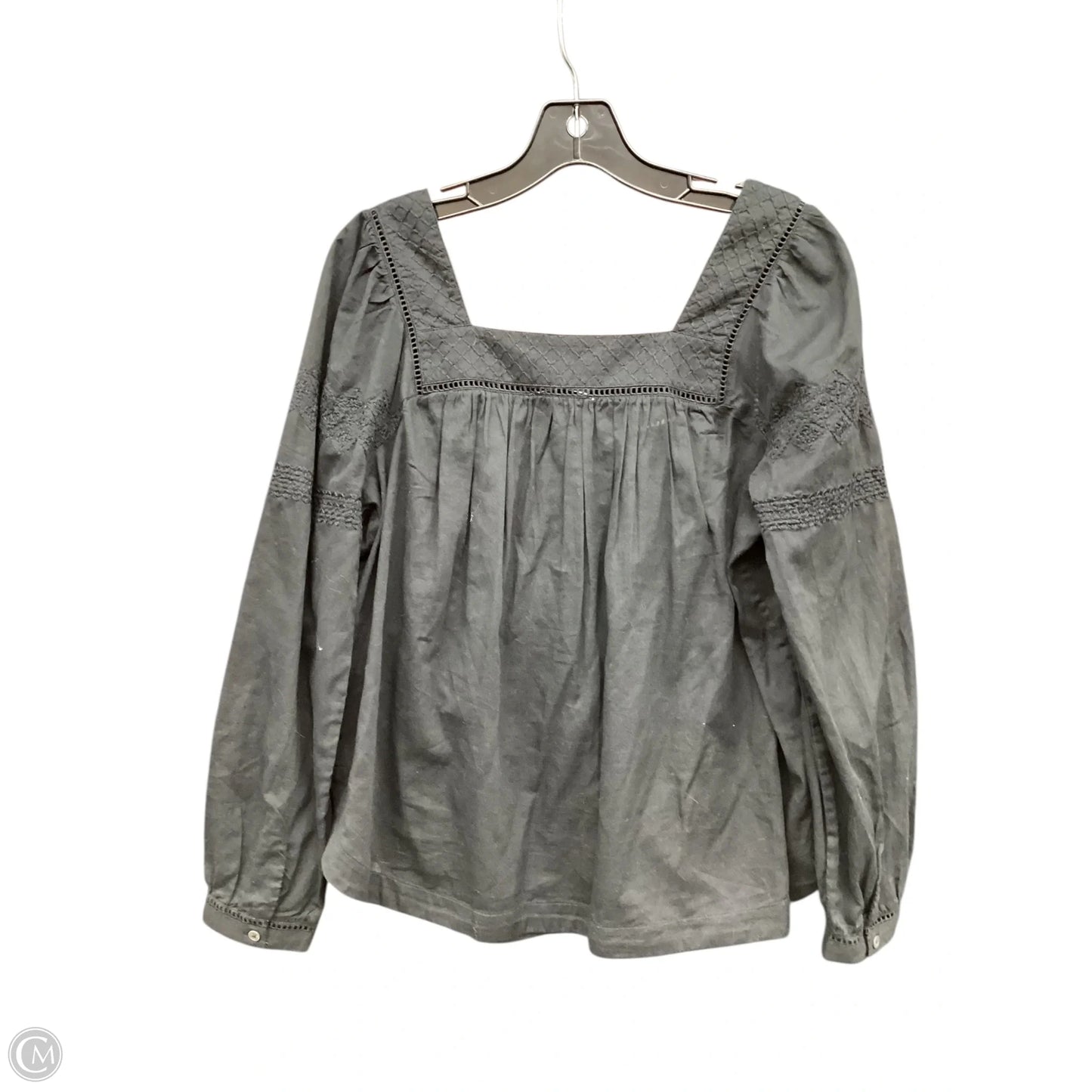 Top Long Sleeve By Clothes Mentor In Black, Size: M