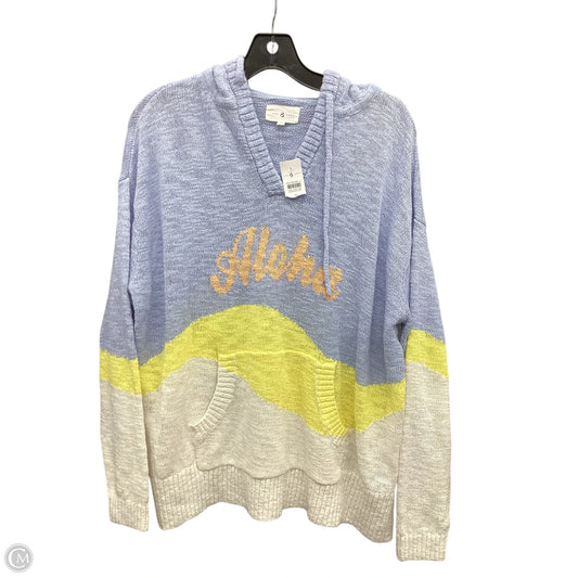 Sweater By Lou And Grey In Blue & Yellow, Size: M
