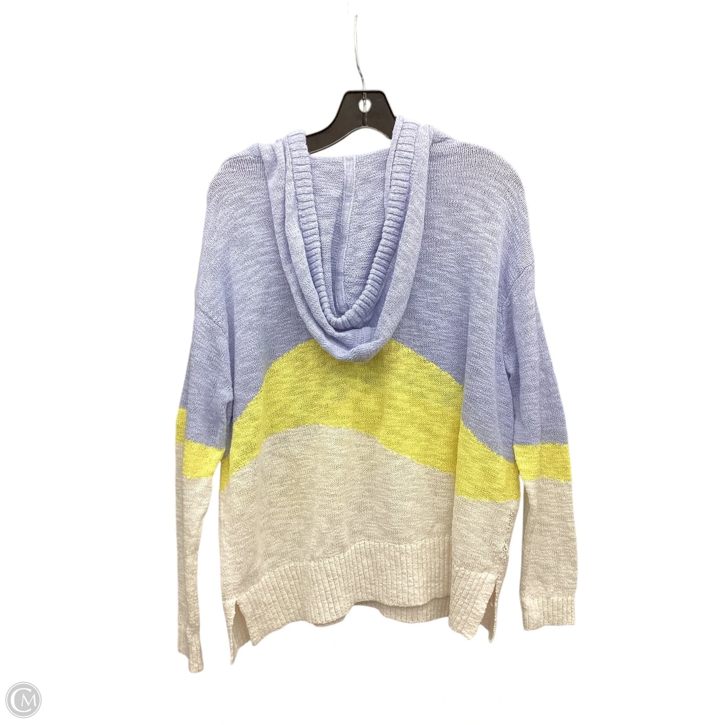 Sweater By Lou And Grey In Blue & Yellow, Size: M