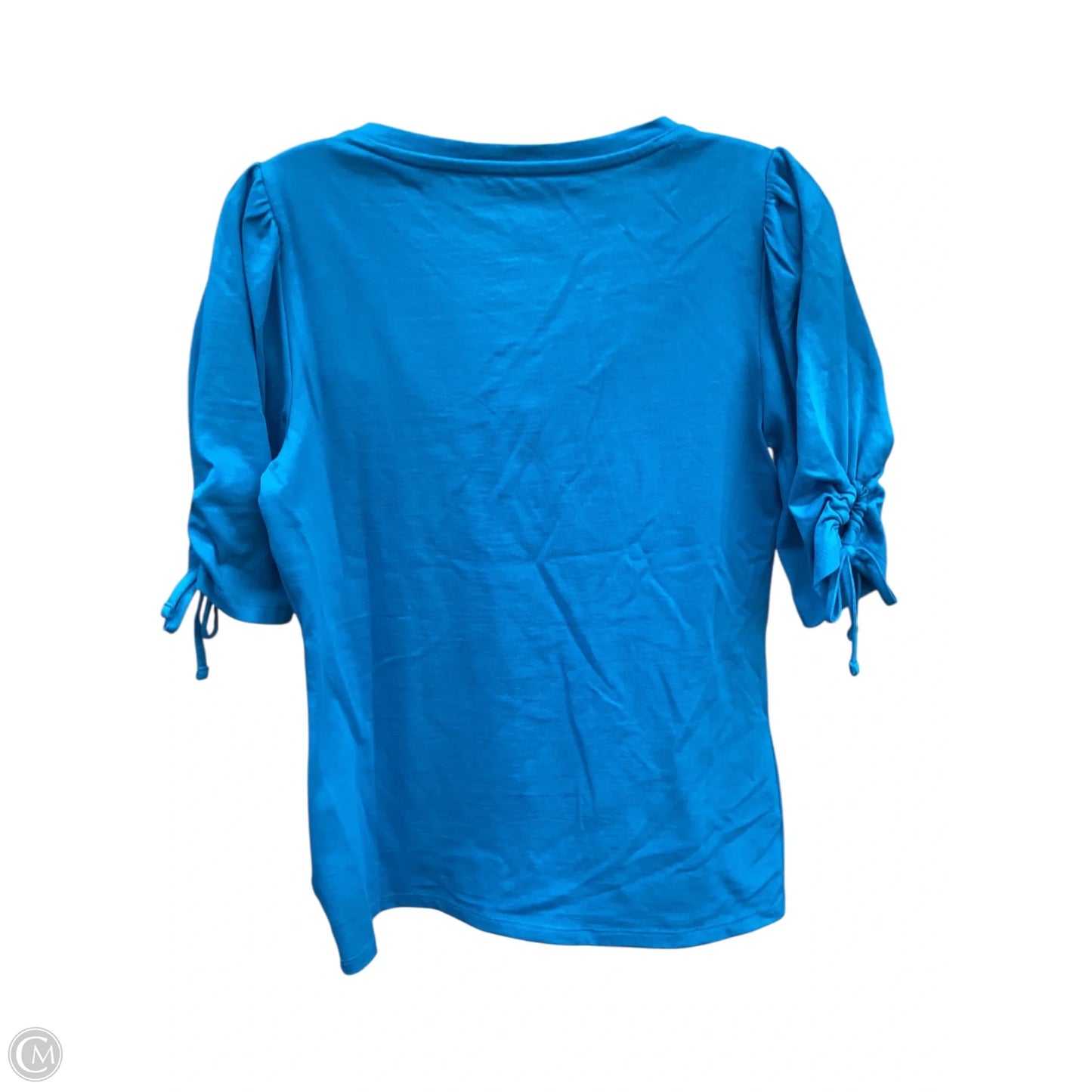 Top Short Sleeve By Talbots In Blue, Size: Xs