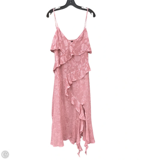 Dress Casual Maxi By Zara In Pink, Size: Xl